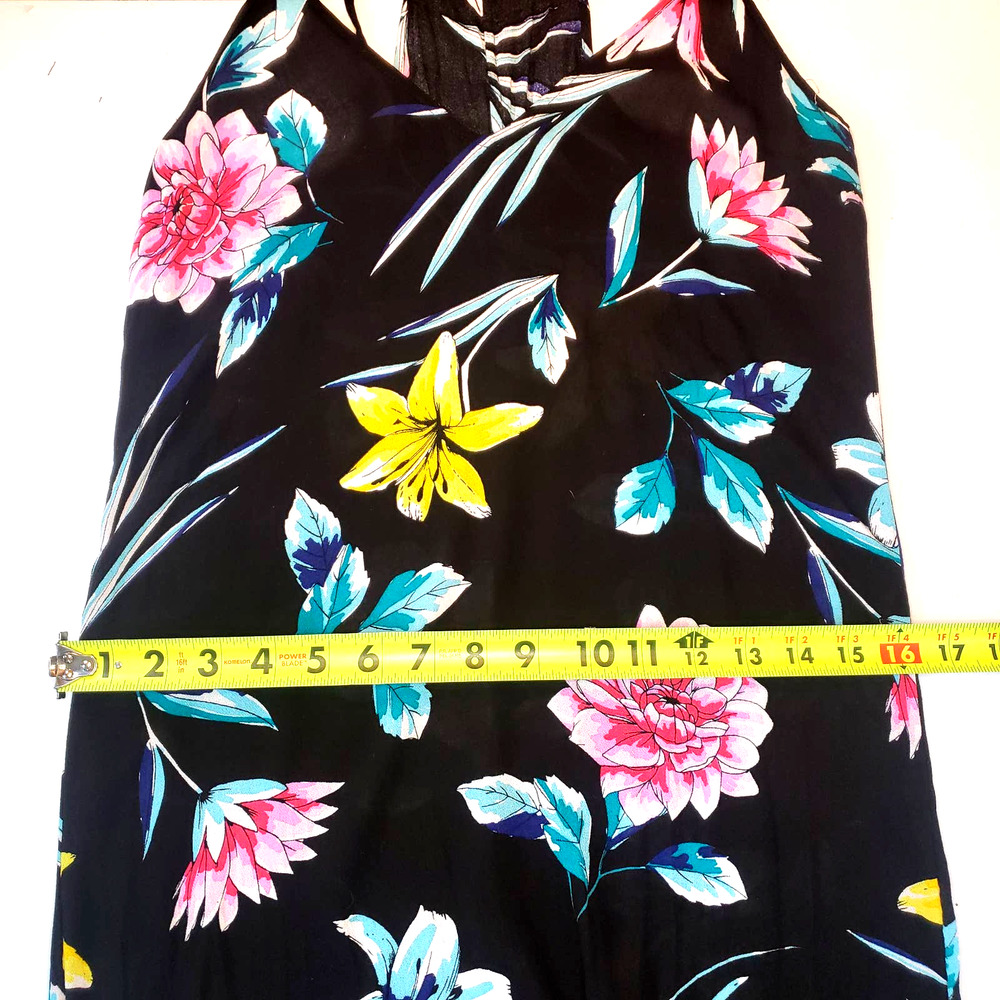 FOREVER21 Tropical Floral Cami Maxi Dress | Small - Picture 9 of 14